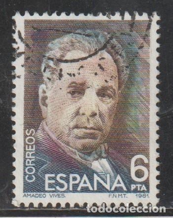 Sellos: ESPA&Ntilde;A // EDIFIL 2653 // 1982 ... USADO - AMADEO VIVES