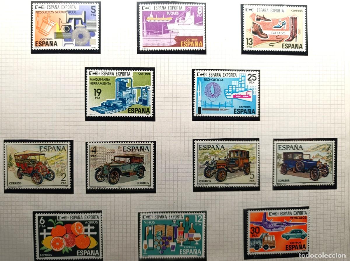 Briefmarken: Sellos de Espa&ntilde;a nuevos. 125 sellos + 4 hojas. Ver fotos