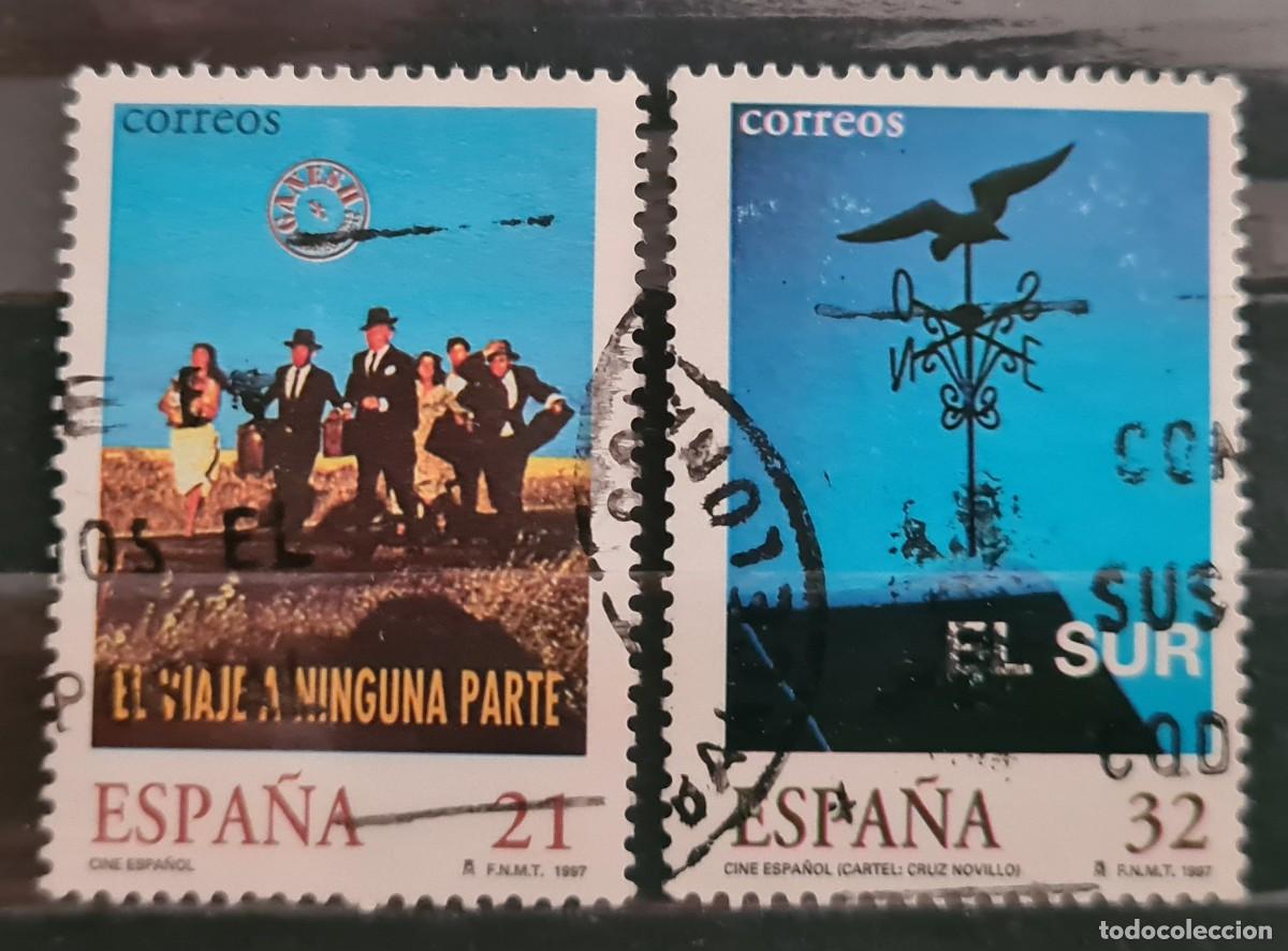 Stamps: Serie completa de sellos usados de Espa&ntilde;a 1997: cine espa&ntilde;ol