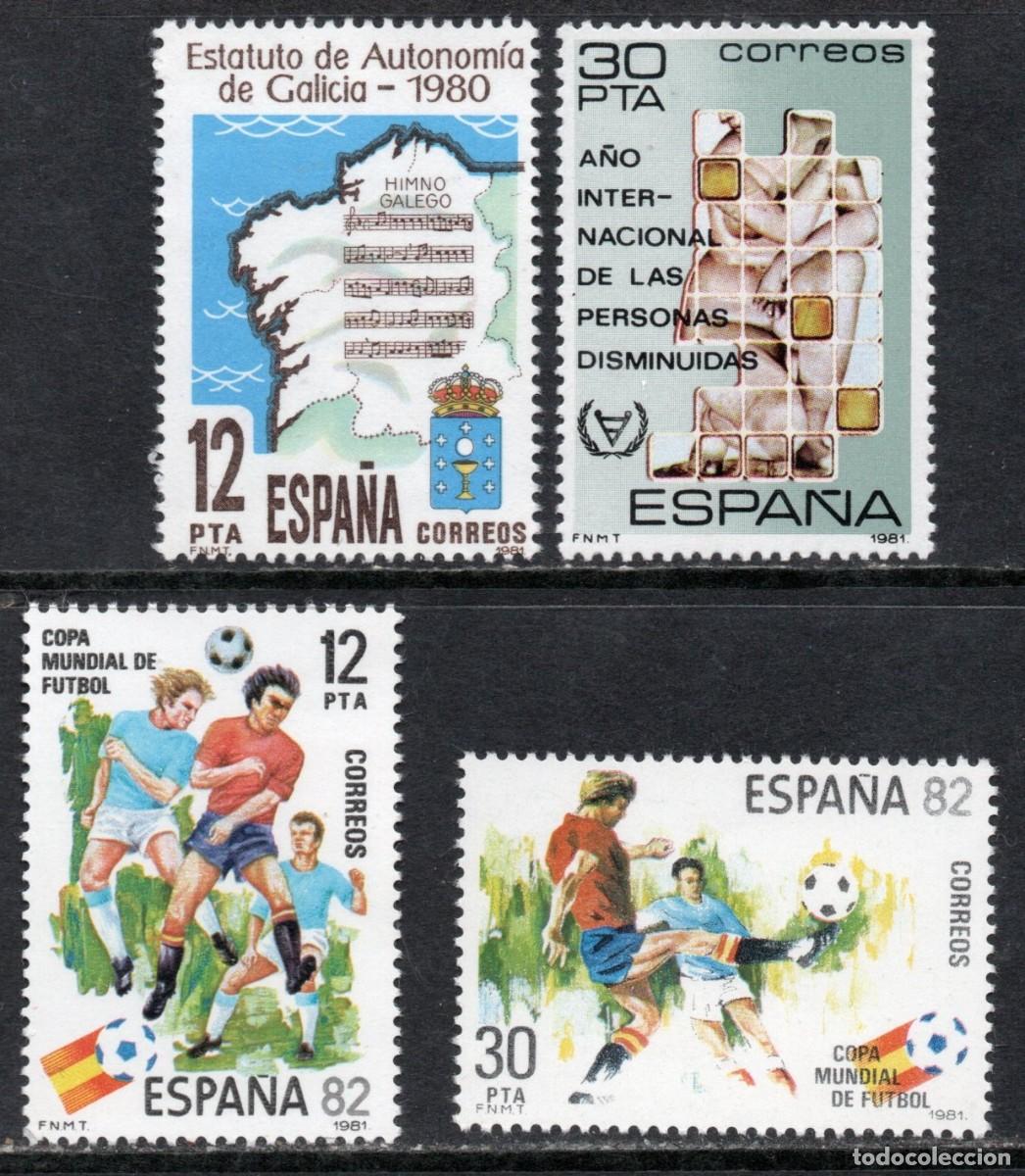 Sellos: SERIES NUEVAS ESPA&Ntilde;A - A&Ntilde;O 1.981. EDIFIL 2611, 2612 Y 2613/14.
