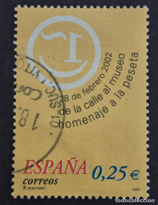 Stamps: Espa&ntilde;a 2002 - Homenaje a la peseta, 0.25&euro; (Edifil 3883 &ordm;)
