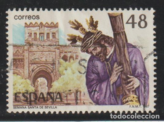 Sellos: ESPA&Ntilde;A // EDIFIL 2899 // 1987 - USADO - FIESTAS POPULARES. Semana Santa de Sevilla