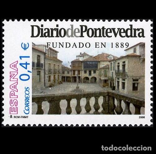 Sellos: Edifil 4230 MNH SIN FIJASELLOS sello de Espa&ntilde;a 2006 Diario de Pontevedra