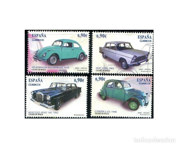 Sellos: Edifil 4788 MNH SIN FIJA SELLO Espa&ntilde;a 2013 Coches de Epoca