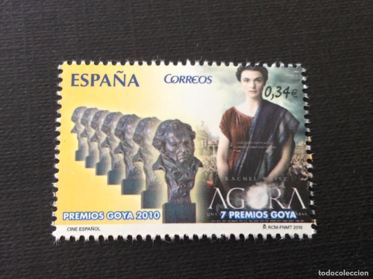 Sellos: ESPA&Ntilde;A N&ordm; EDIFIL 4554*** A&Ntilde;O 2010. CINE ESPA&Ntilde;OL. AGORA,GANADORA DE 7 GOYAS