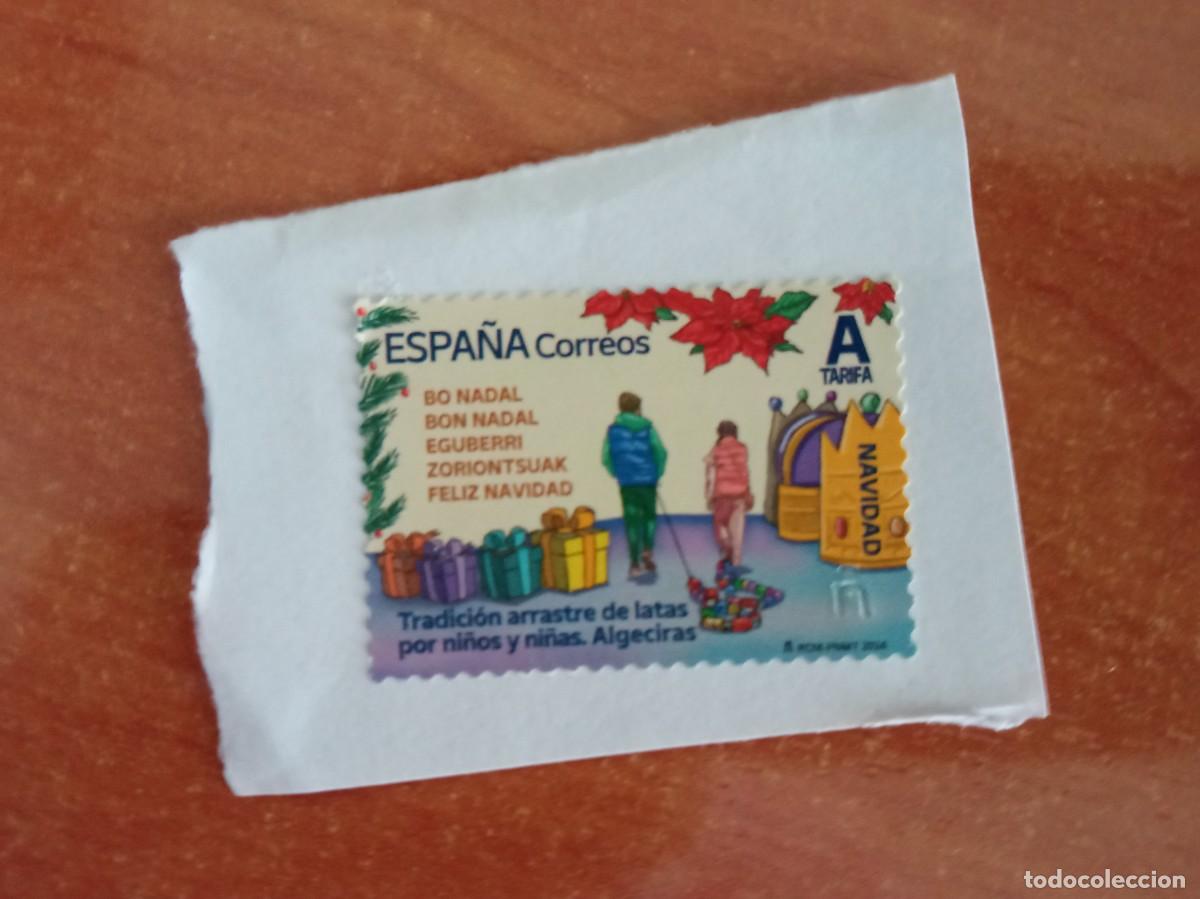 Sellos: SELLO ARRASTRE DE LATAS, PEGADO PERO SIN MATASELLAR