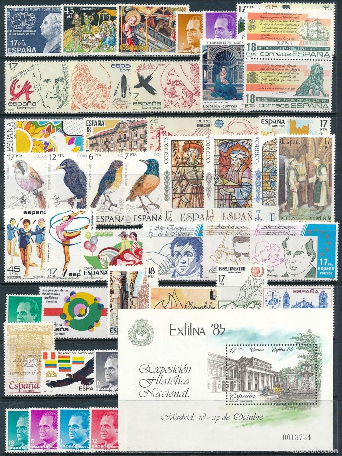 Selos: Oferta sellos a&ntilde;o 1985 completo y nuevo sin fijasello