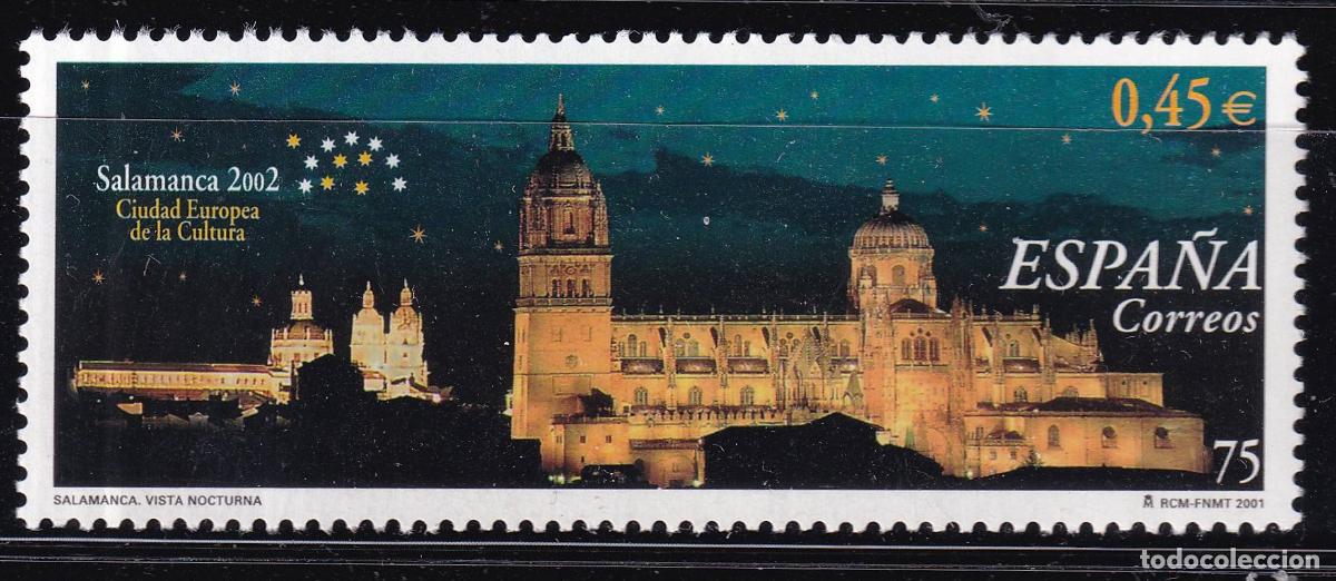 Stamps: Oferta sellos en euros a&ntilde;o 2001 edifil 3813 en nuevo con gran descuento sobre facial