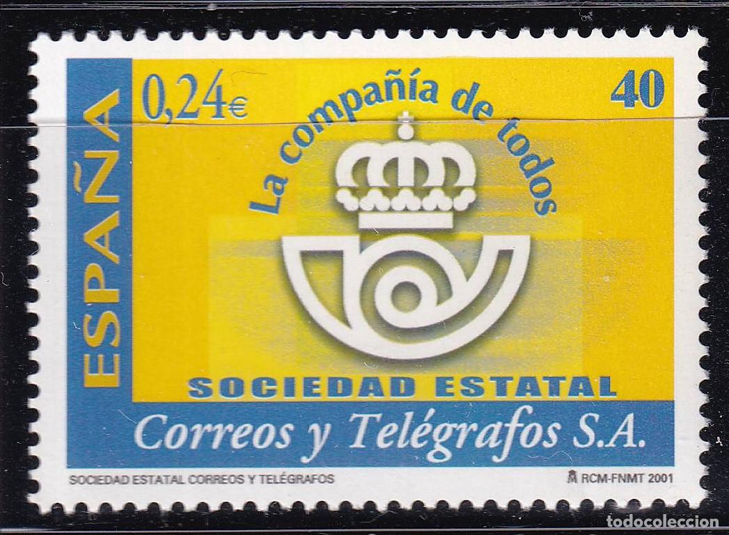 Stamps: Oferta sellos en euros a&ntilde;o 2001 edifil 3815 en nuevo con gran descuento sobre facial