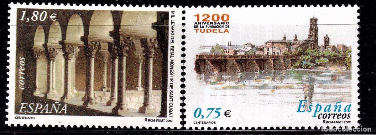 Stamps: Oferta sellos en euros a&ntilde;o 2002 edifil 3892/93 en nuevo con gran descuento sobre facial