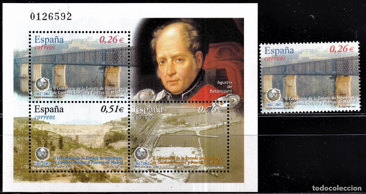 Stamps: Oferta sellos en euros a&ntilde;o 2003 edifil 3966/67 en nuevo con gran descuento sobre facial