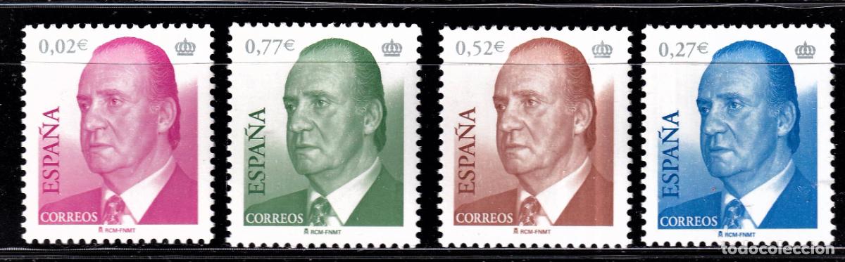 Stamps: Oferta sellos en euros a&ntilde;o 2004 edifil 4048/51 en nuevo con gran descuento sobre facial