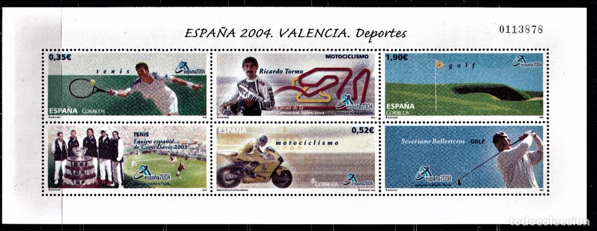 Stamps: Oferta sellos en euros a&ntilde;o 2004 edifil 4091 en nuevo con gran descuento sobre facial