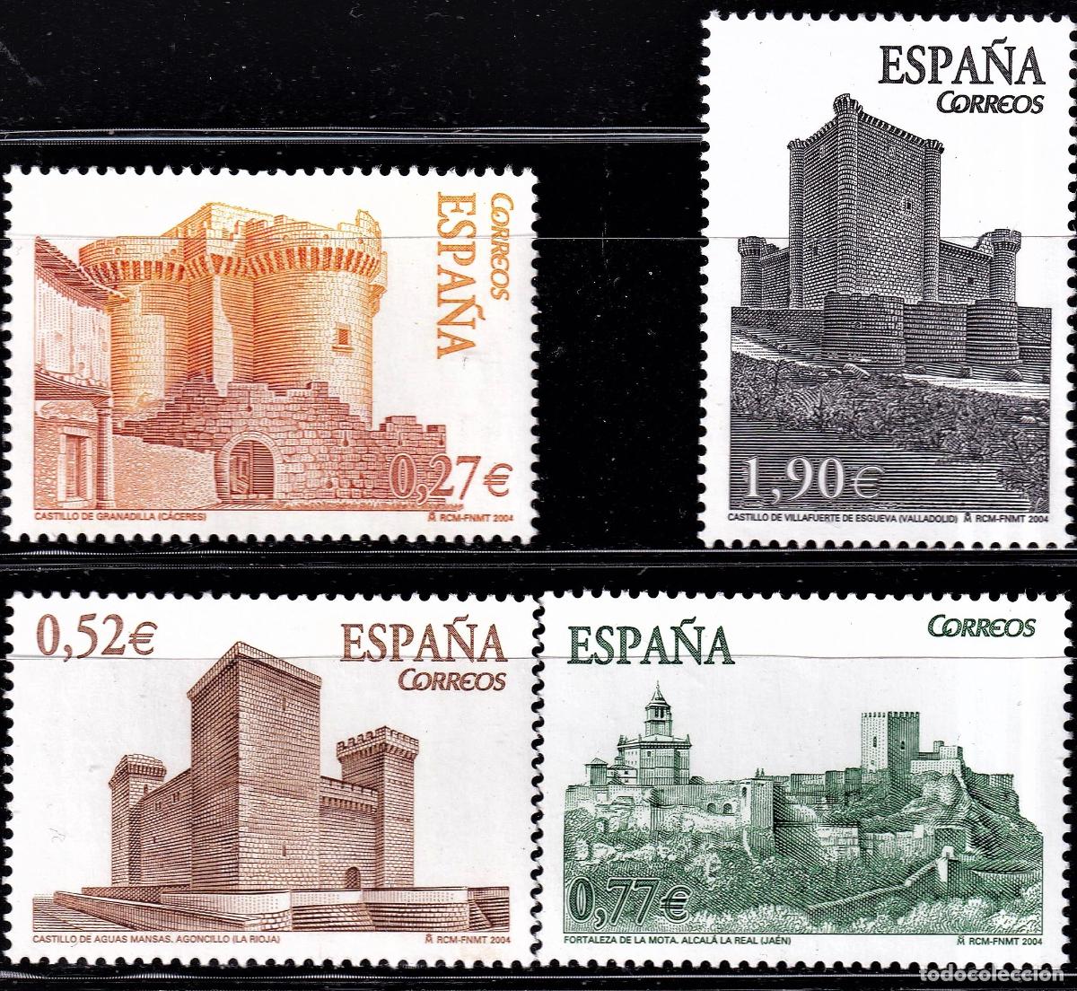 Stamps: Oferta sellos en euros a&ntilde;o 2004 edifil 4097/00 en nuevo con gran descuento sobre facial