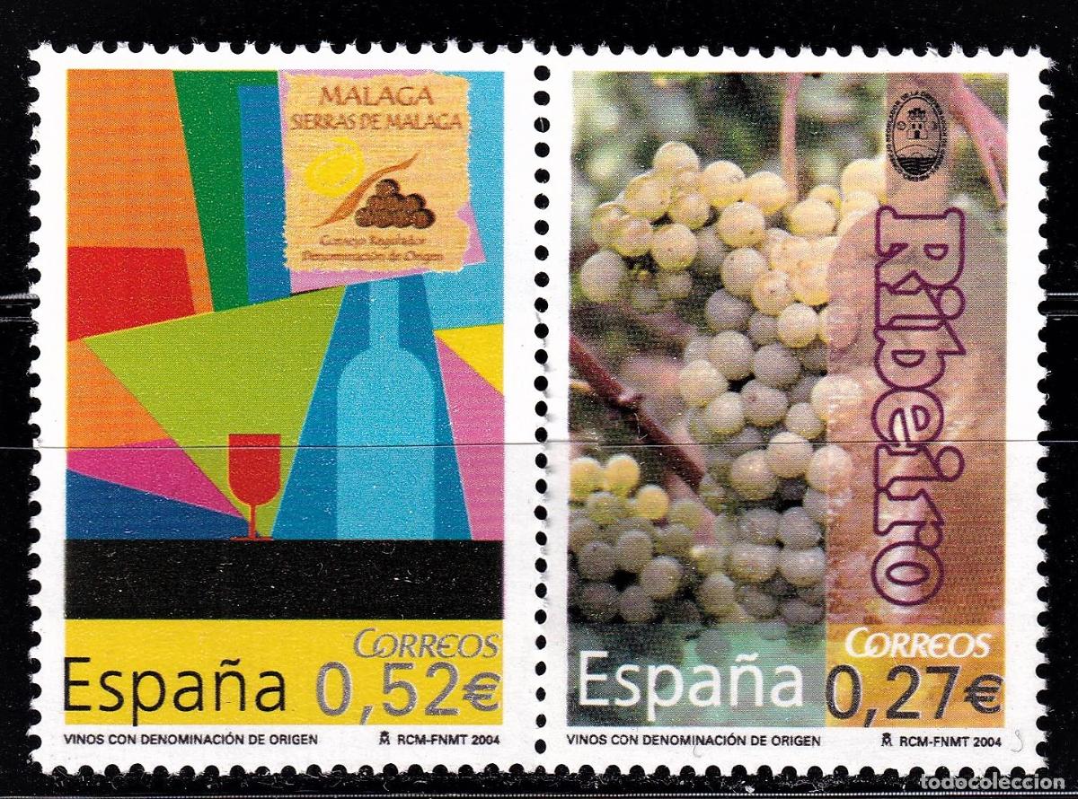Stamps: Oferta sellos en euros a&ntilde;o 2004 edifil 4112/13 en nuevo con gran descuento sobre facial