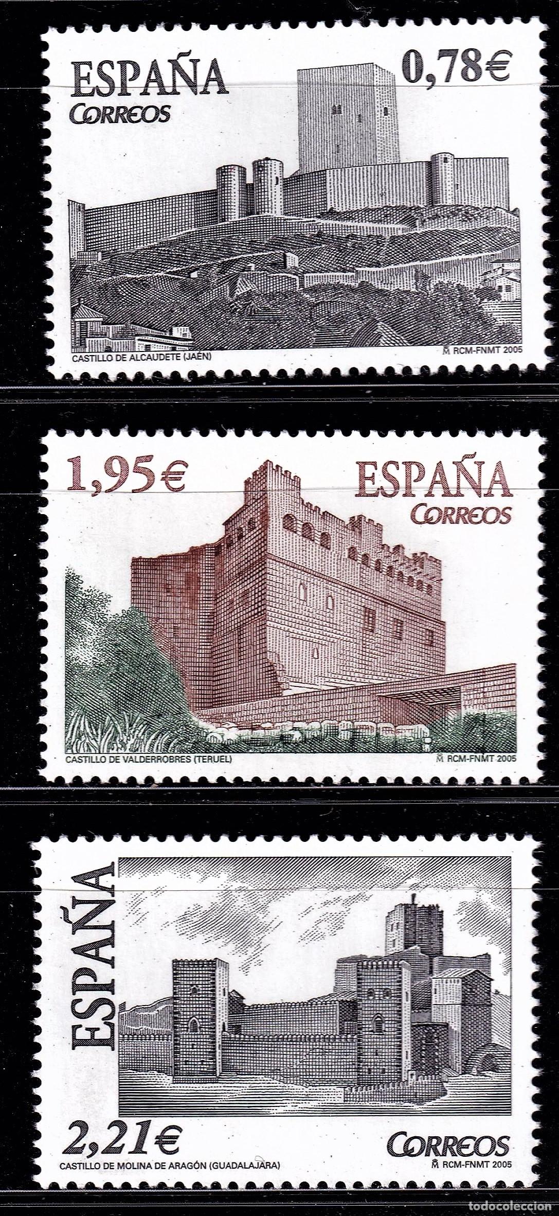 Stamps: Oferta sellos en euros a&ntilde;o 2005 edifil 4170/72 en nuevo con gran descuento sobre facial