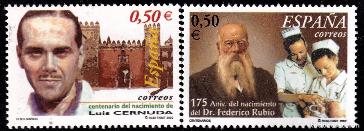 Stamps: Oferta sellos en euros a&ntilde;o 2002 edifil 3894/95 en nuevo con gran descuento sobre facial