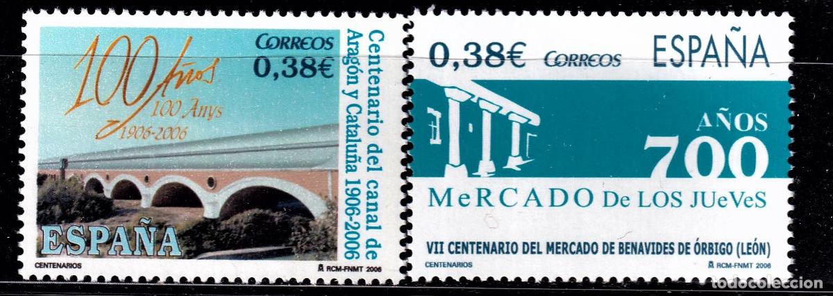 Stamps: Oferta sellos en euros a&ntilde;o 2006 edifil 4256/57 en nuevo con gran descuento sobre facial