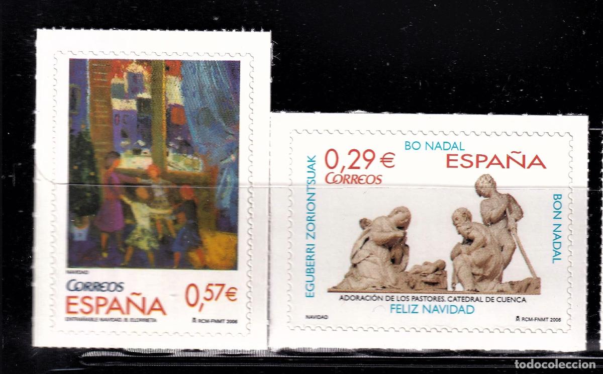 Stamps: Oferta sellos en euros a&ntilde;o 2006 edifil 4278/79 en nuevo con gran descuento sobre facial