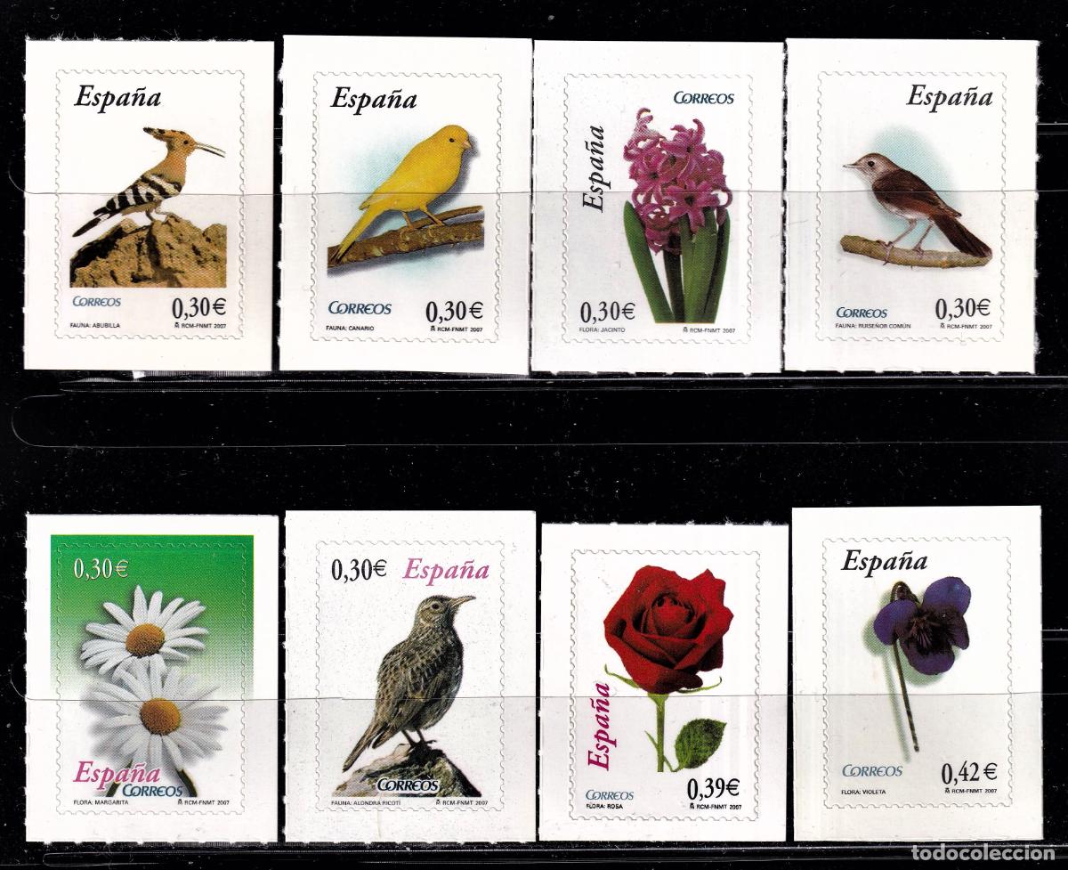 Stamps: Oferta sellos en euros a&ntilde;o 2007 edifil 4296/99 en nuevo con gran descuento sobre facial
