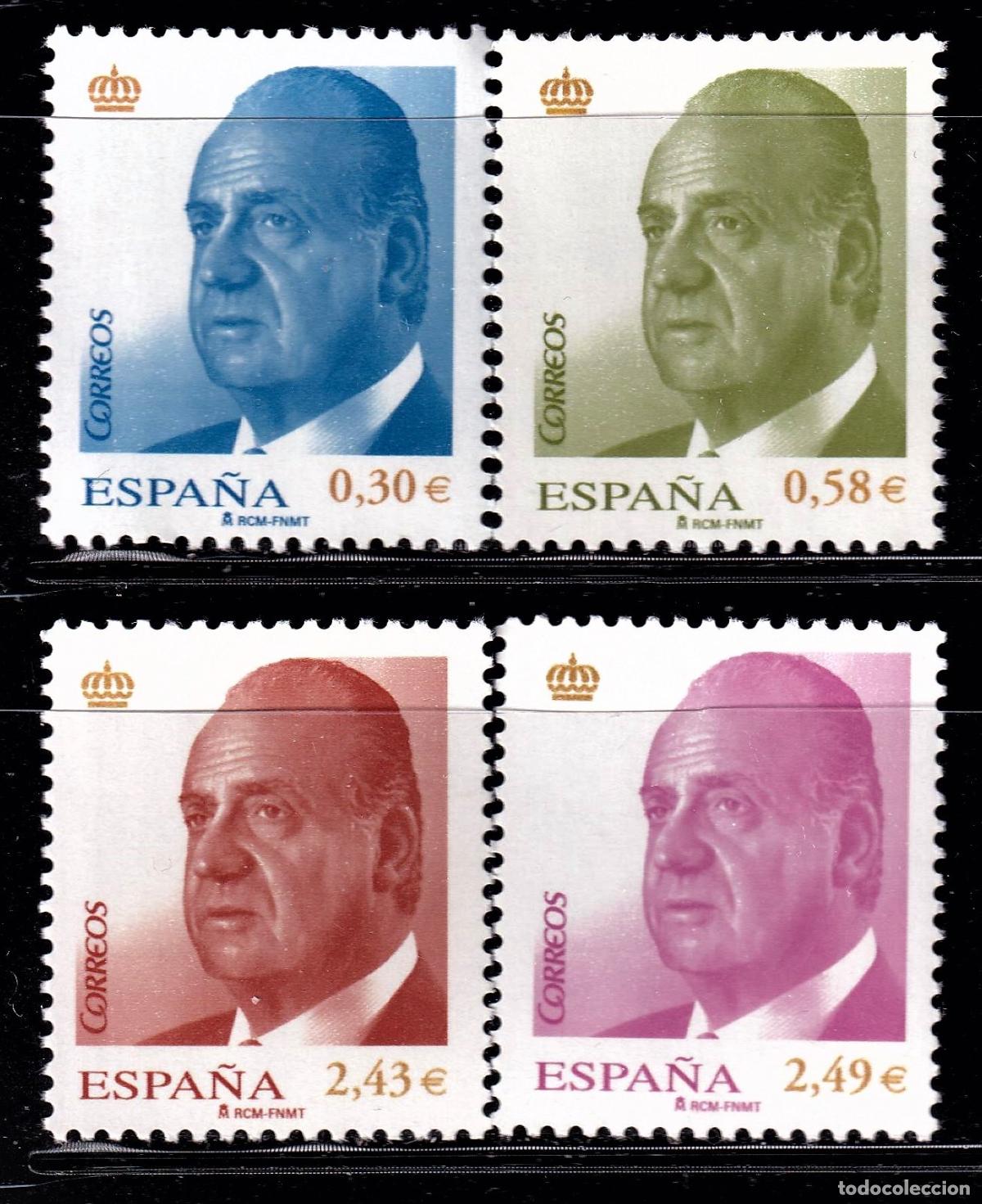 Stamps: Oferta sellos en euros a&ntilde;o 2007 edifil 4296/99 en nuevo con gran descuento sobre facial
