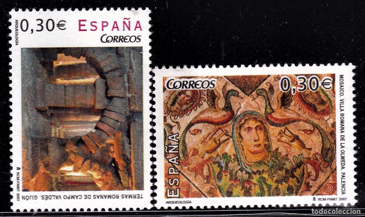 Selos: Oferta sellos en euros a&ntilde;o 2007 edifil 4317/18 en nuevo con gran descuento sobre facial