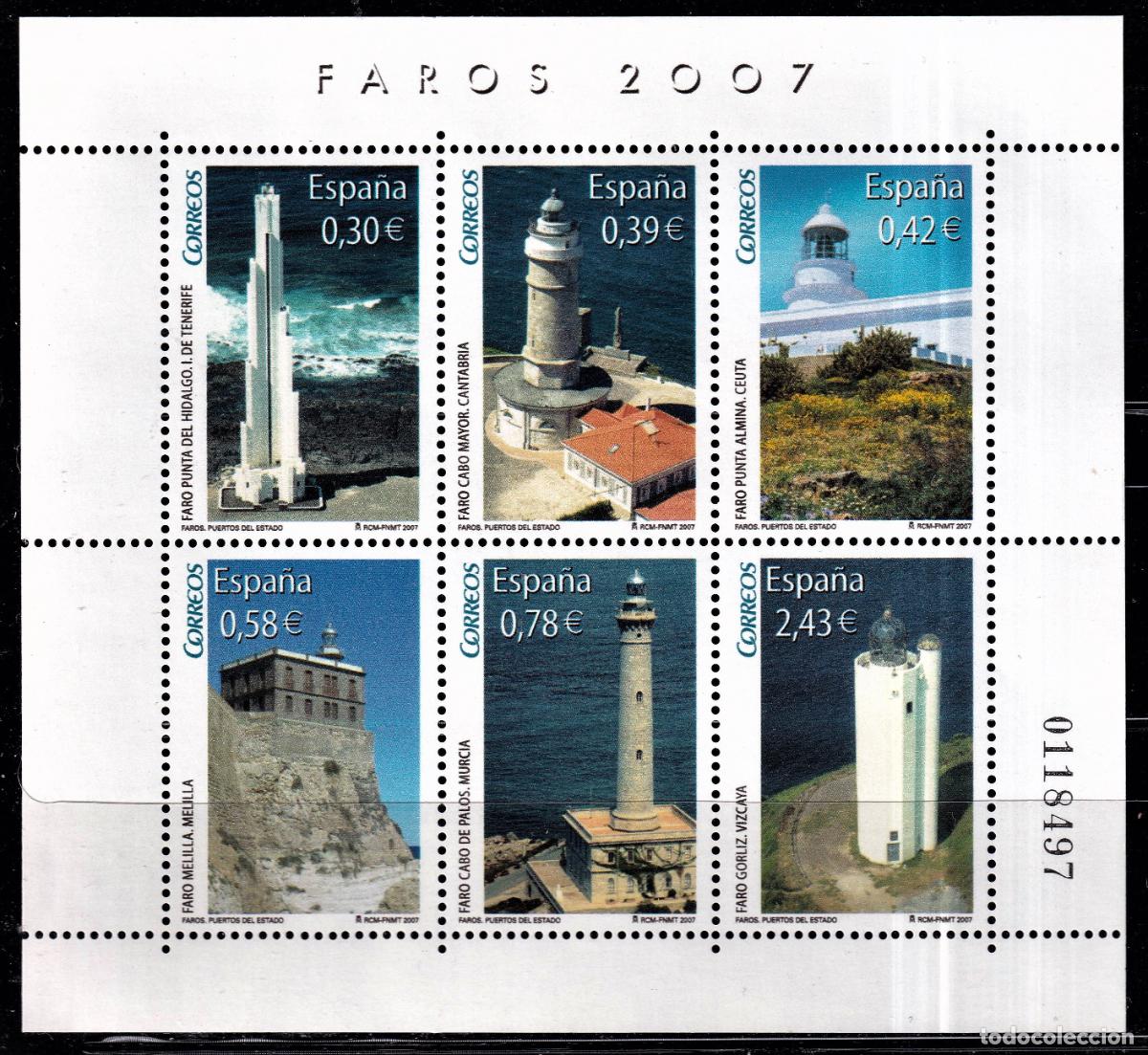 Selos: Oferta sellos en euros a&ntilde;o 2007 edifil 4348 en nuevo con gran descuento sobre facial