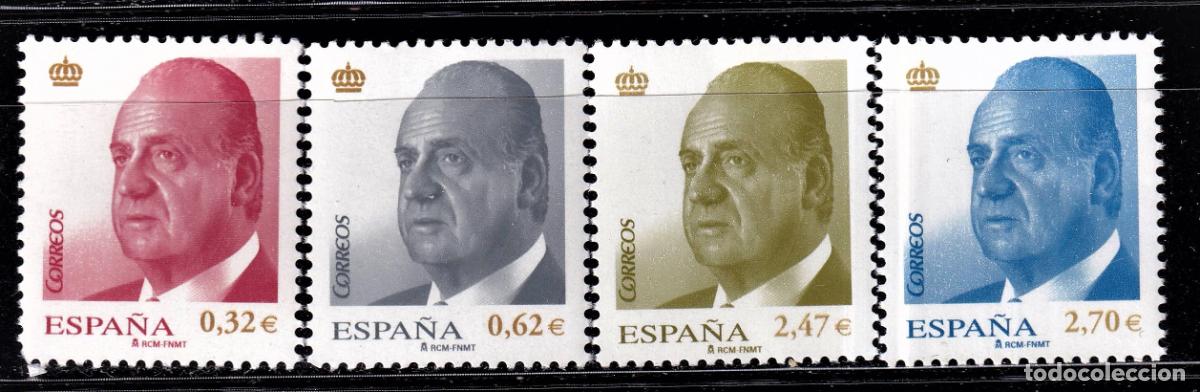 Selos: Oferta sellos en euros a&ntilde;o 2009 edifil 4457/60 en nuevo con gran descuento sobre facial
