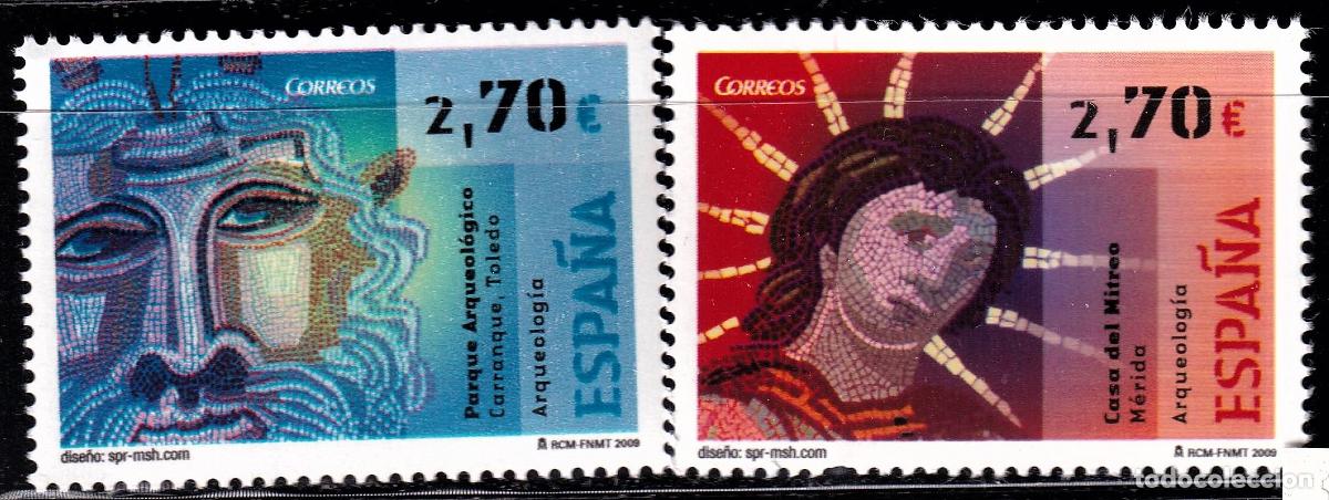 Briefmarken: Oferta sellos en euros a&ntilde;o 2009 edifil 4470/71 en nuevo con gran descuento sobre facial