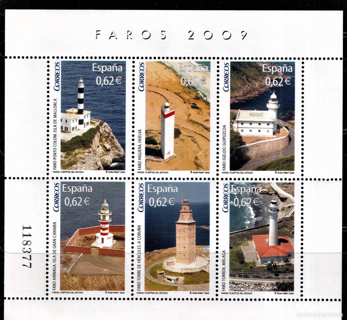 Briefmarken: Oferta sellos en euros a&ntilde;o 2009 edifil 4483 en nuevo con gran descuento sobre facial