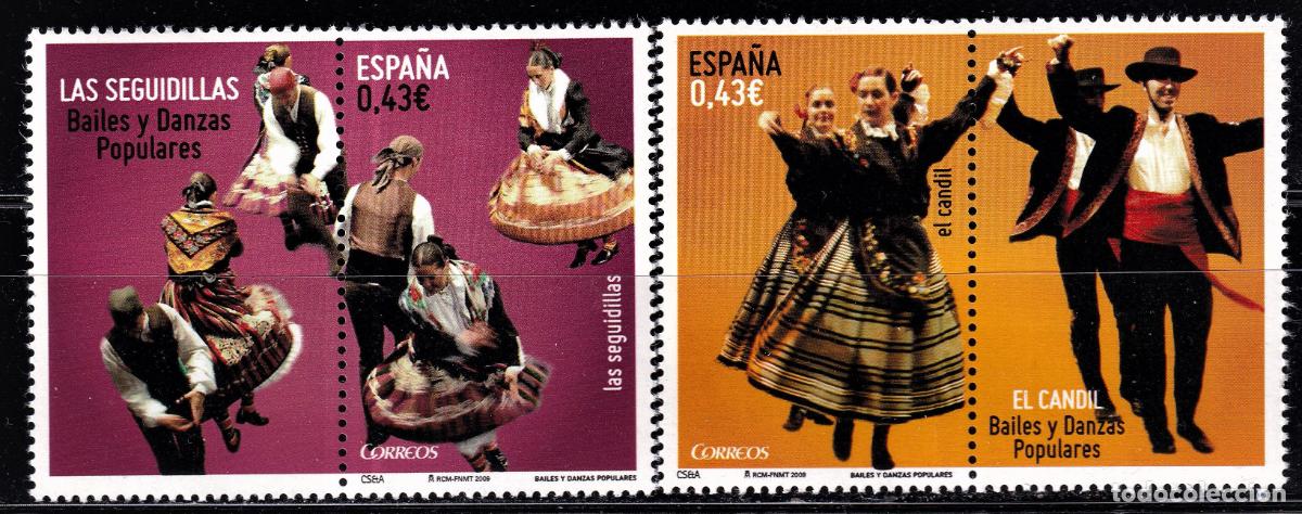 Briefmarken: Oferta sellos en euros a&ntilde;o 2009 edifil 4508/09 en nuevo con gran descuento sobre facial