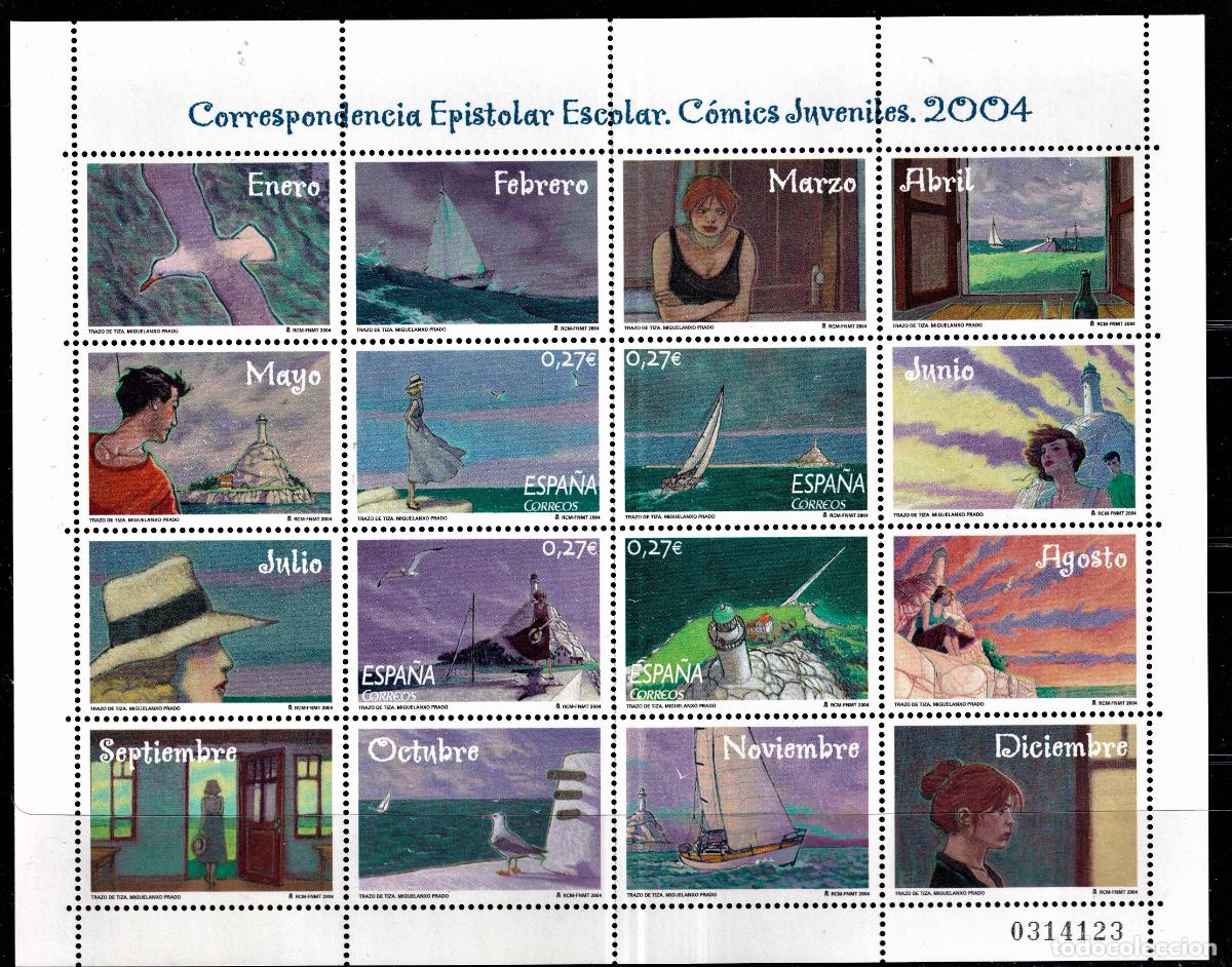 Briefmarken: Oferta sellos en euros a&ntilde;o 2004 edifil 4065/68 en nuevo con gran descuento sobre facial