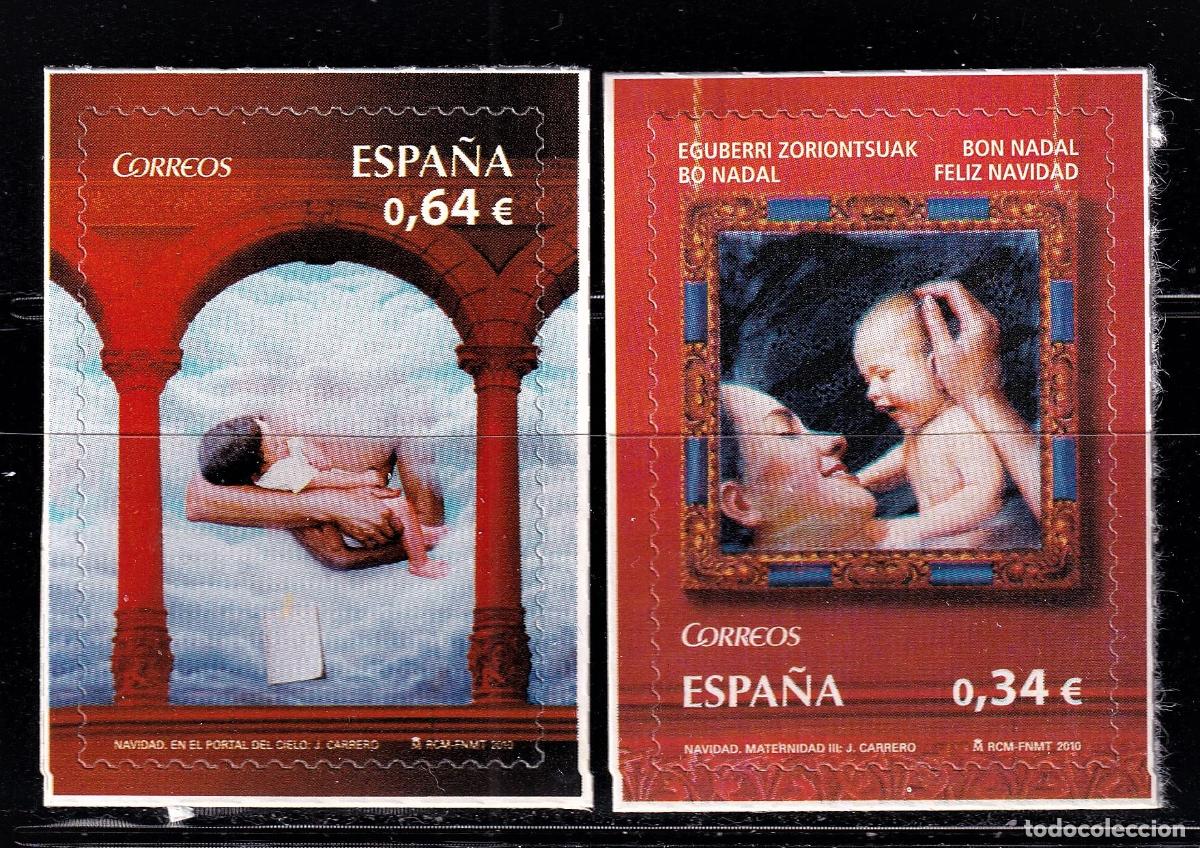 Selos: Oferta sellos en euros a&ntilde;o 2010 edifil 4609/10 en nuevo con gran descuento sobre facial