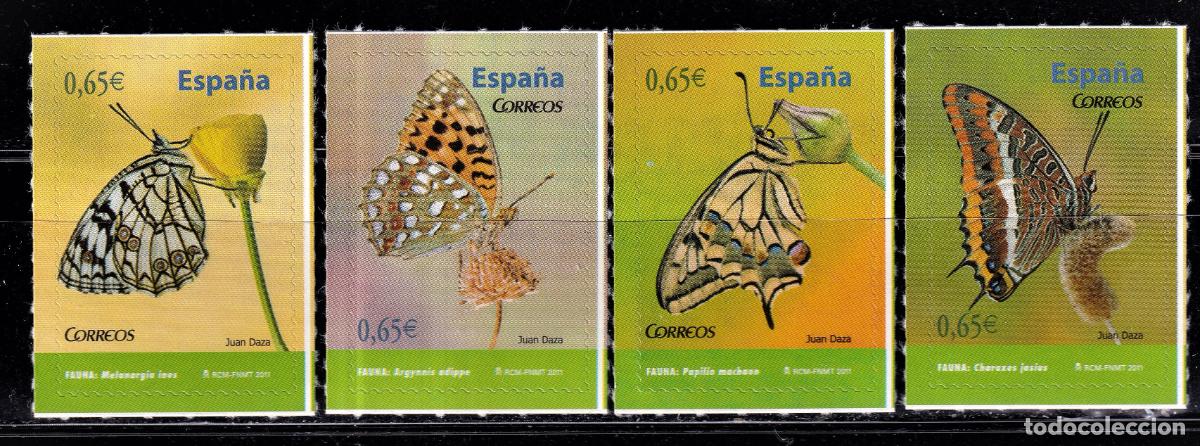 Selos: Oferta sellos en euros a&ntilde;o 2011 edifil 4622/25 en nuevo con gran descuento sobre facial&ntilde;