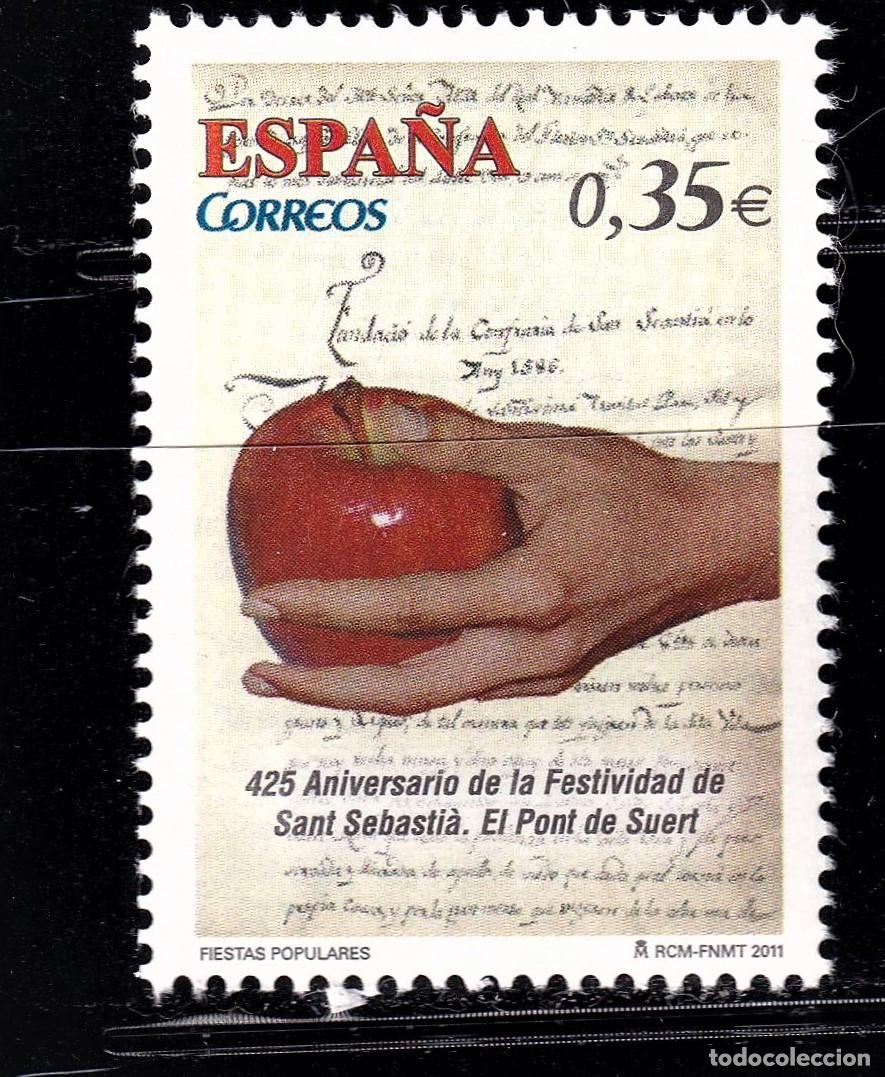 Selos: Oferta sellos en euros a&ntilde;o 2011 edifil 4626 en nuevo con gran descuento sobre facial