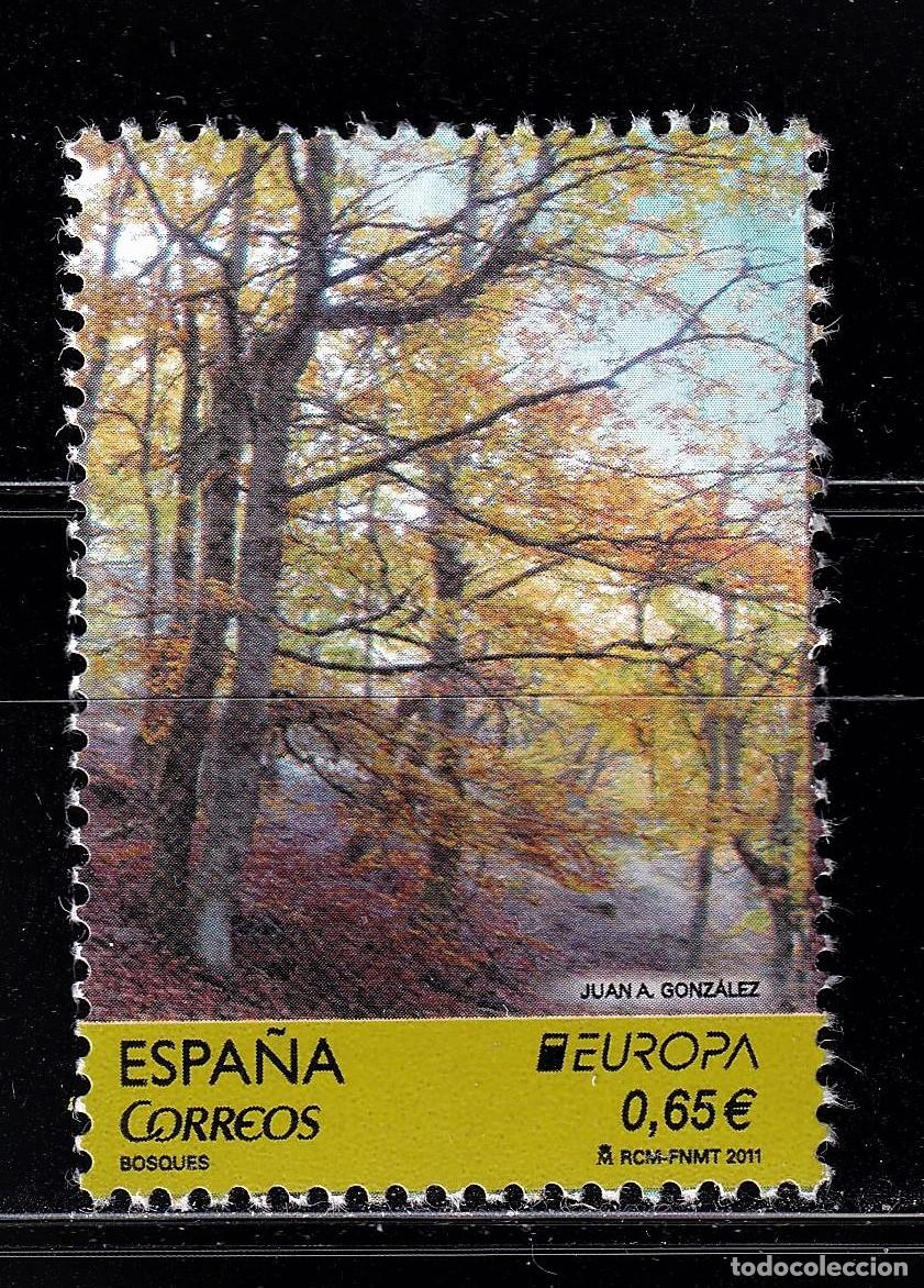 Selos: Oferta sellos en euros a&ntilde;o 2011 edifil 4645 en nuevo con gran descuento sobre facial