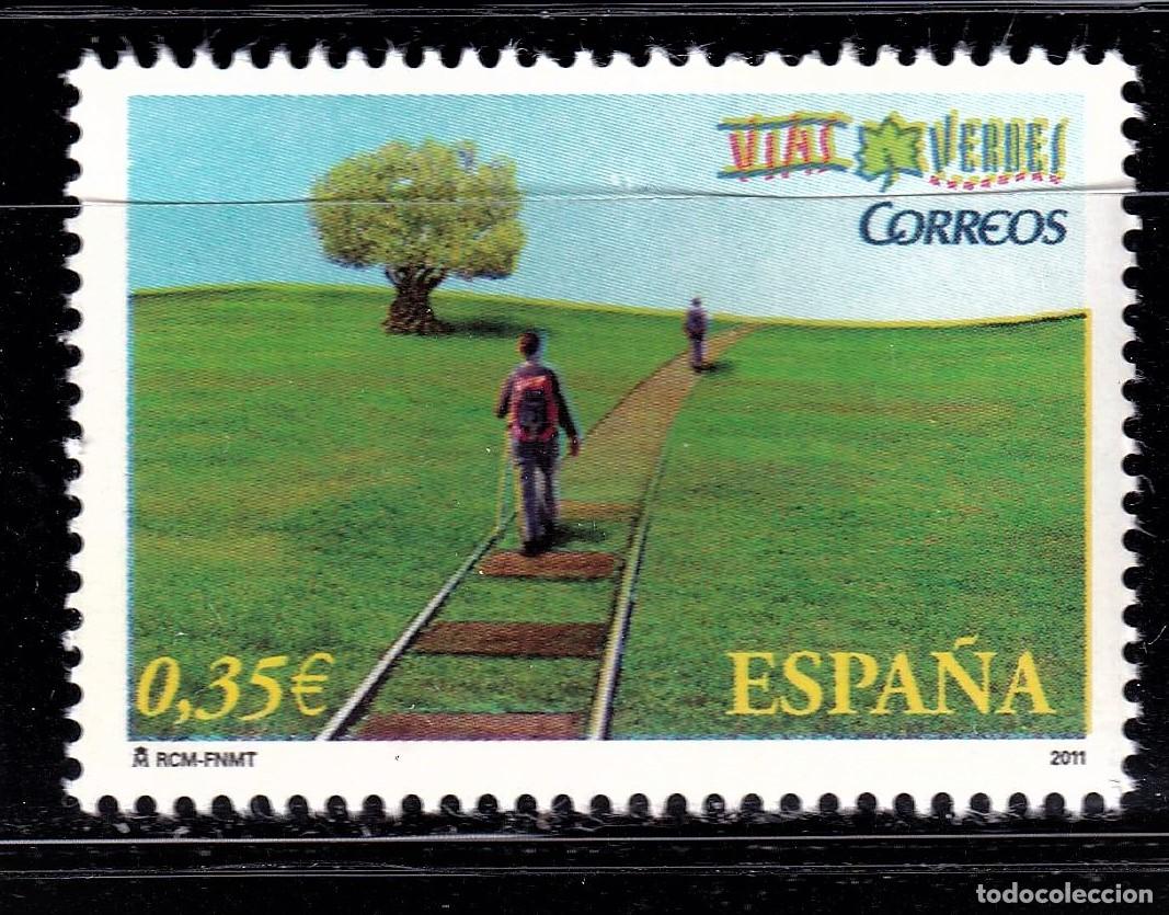 Selos: Oferta sellos en euros a&ntilde;o 2011 edifil 4654 en nuevo con gran descuento sobre facial