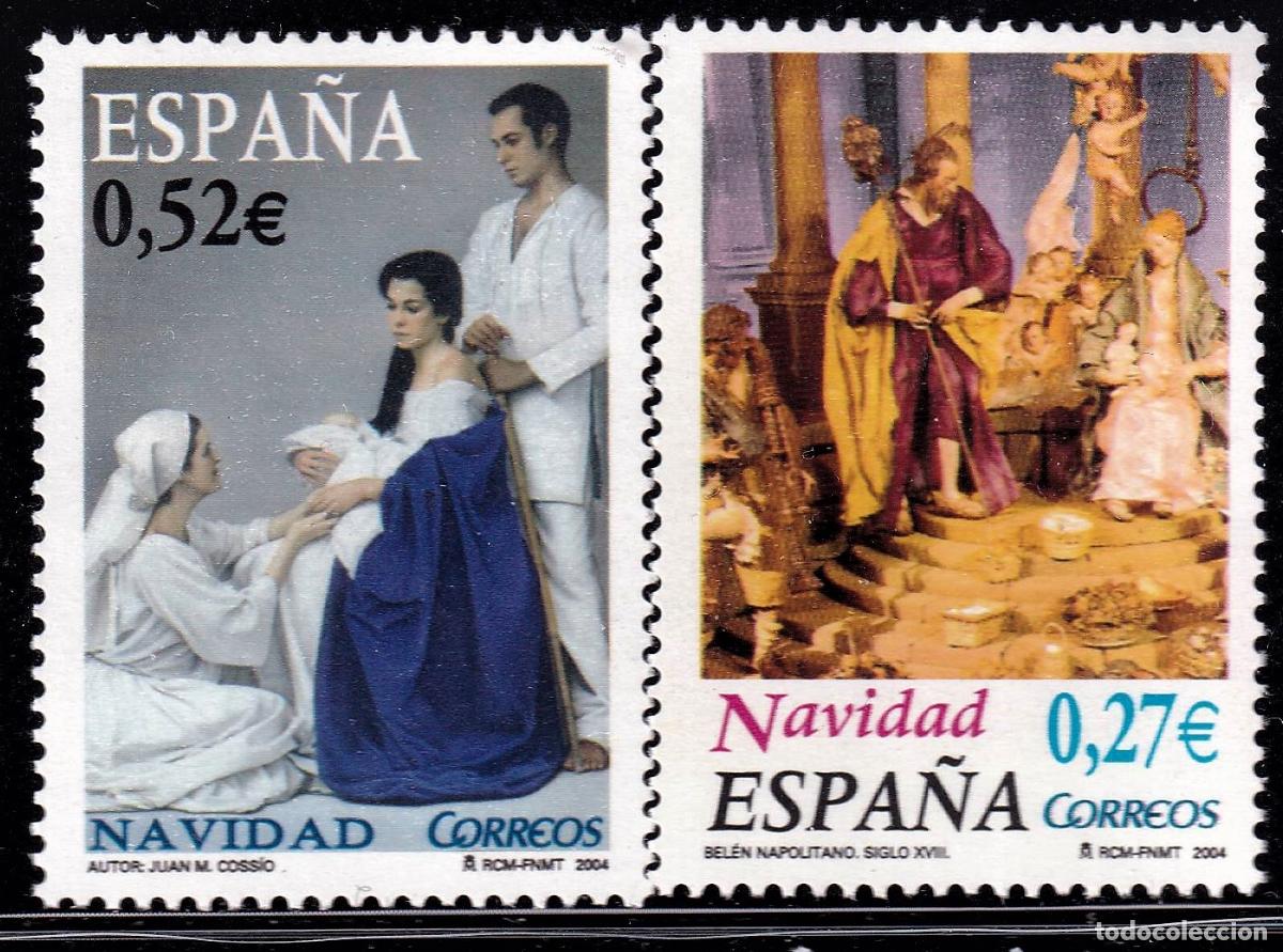 Selos: Oferta sellos en euros a&ntilde;o 2004 edifil 4128/29 en nuevo con gran descuento sobre facial