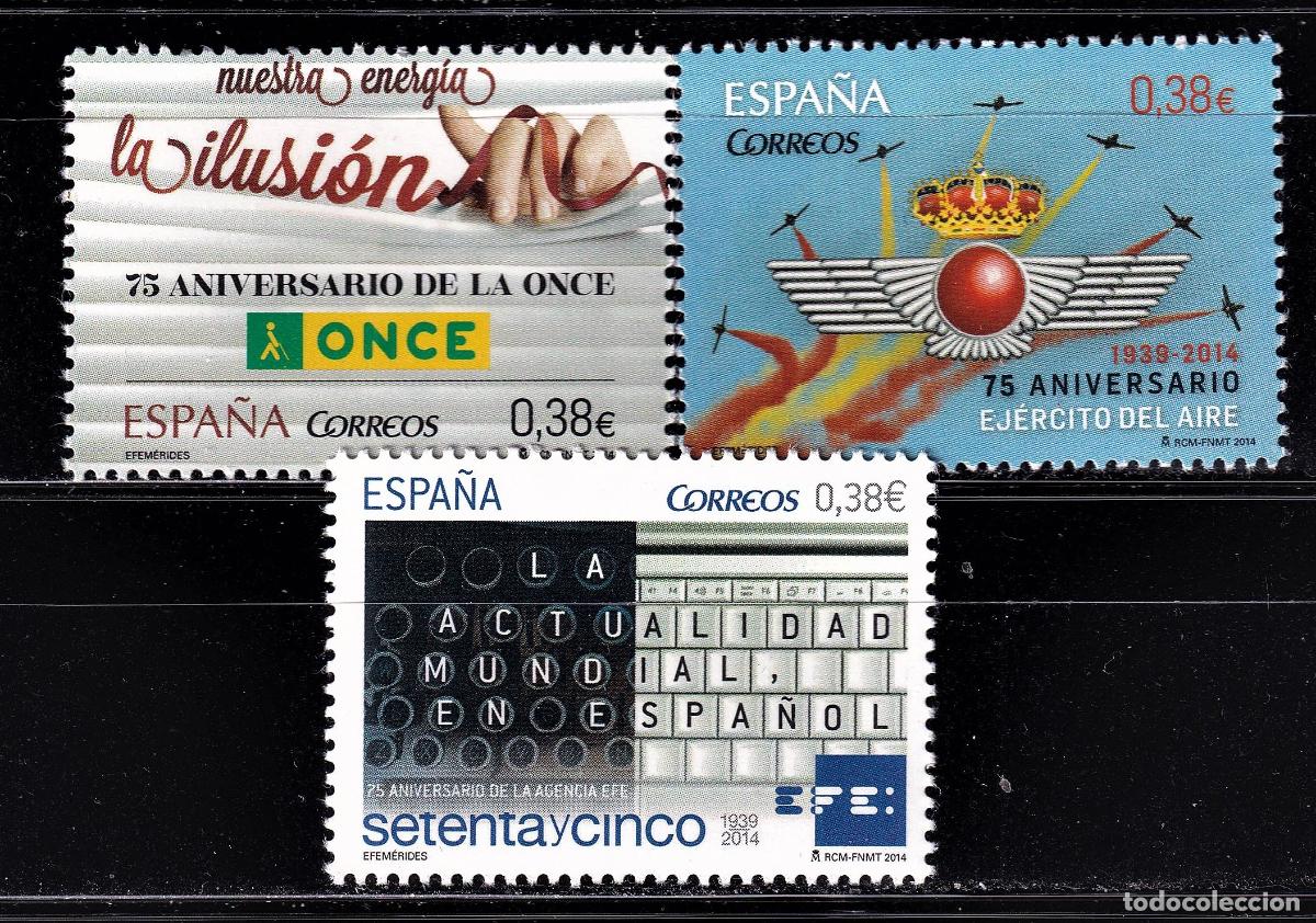 Selos: Oferta sellos en euros a&ntilde;o 2014 edifil 4895/97 en nuevo