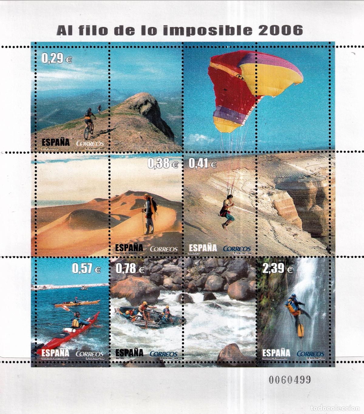 Briefmarken: Oferta sellos en euros a&ntilde;o 2006 edifil 4224 en nuevo con gran descuento sobre facial