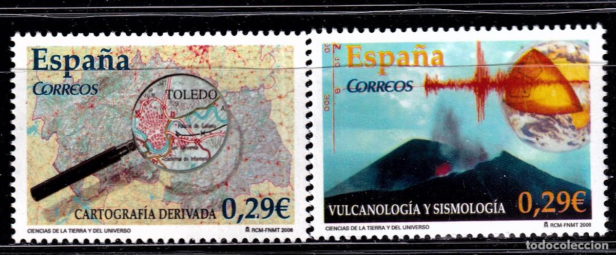 Stamps: Oferta sellos en euros a&ntilde;o 2006 edifil 4254/55 en nuevo con gran descuento sobre facial