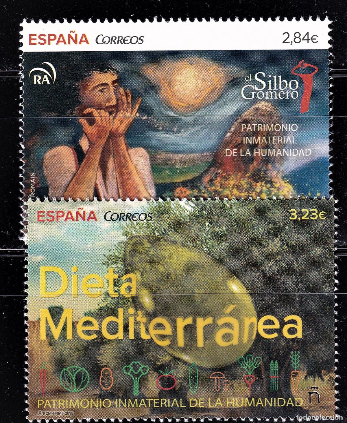 Stamps: Oferta sellos en euros a&ntilde;o 2015 edifil 4987/88 en nuevo