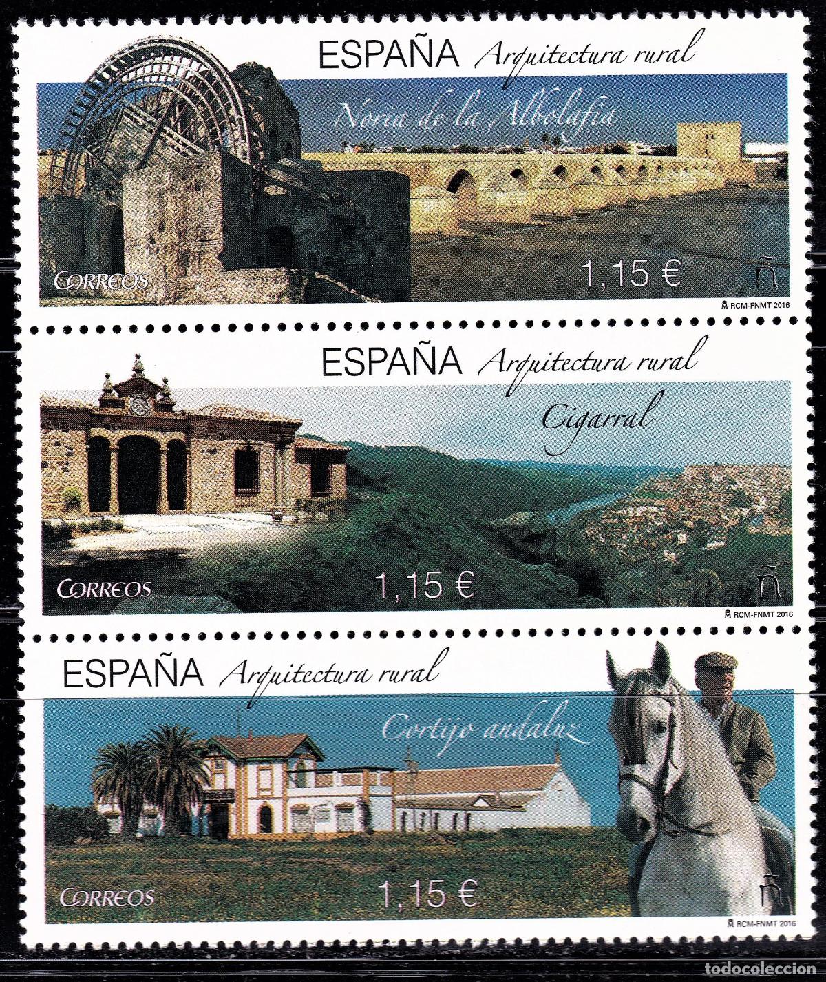 Stamps: Oferta sellos en euros a&ntilde;o 2016 edifil 5086/88 en nuevo