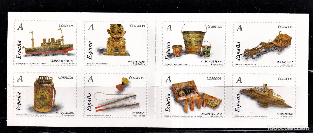 Stamps: Oferta sellos en euros a&ntilde;o 2008 edifil 4368/75 en nuevo con gran descuento sobre facial