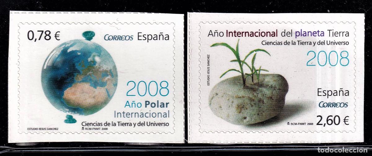 Stamps: Oferta sellos en euros a&ntilde;o 2008 edifil 4387/88 en nuevo con gran descuento sobre facial