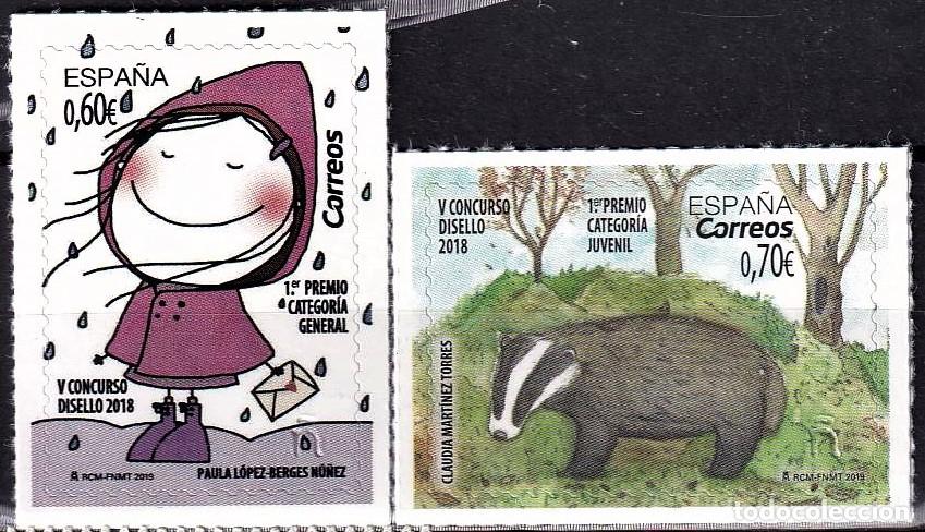 Briefmarken: Oferta sellos en euros a&ntilde;o 2019 edifil 5290/91 en nuevo