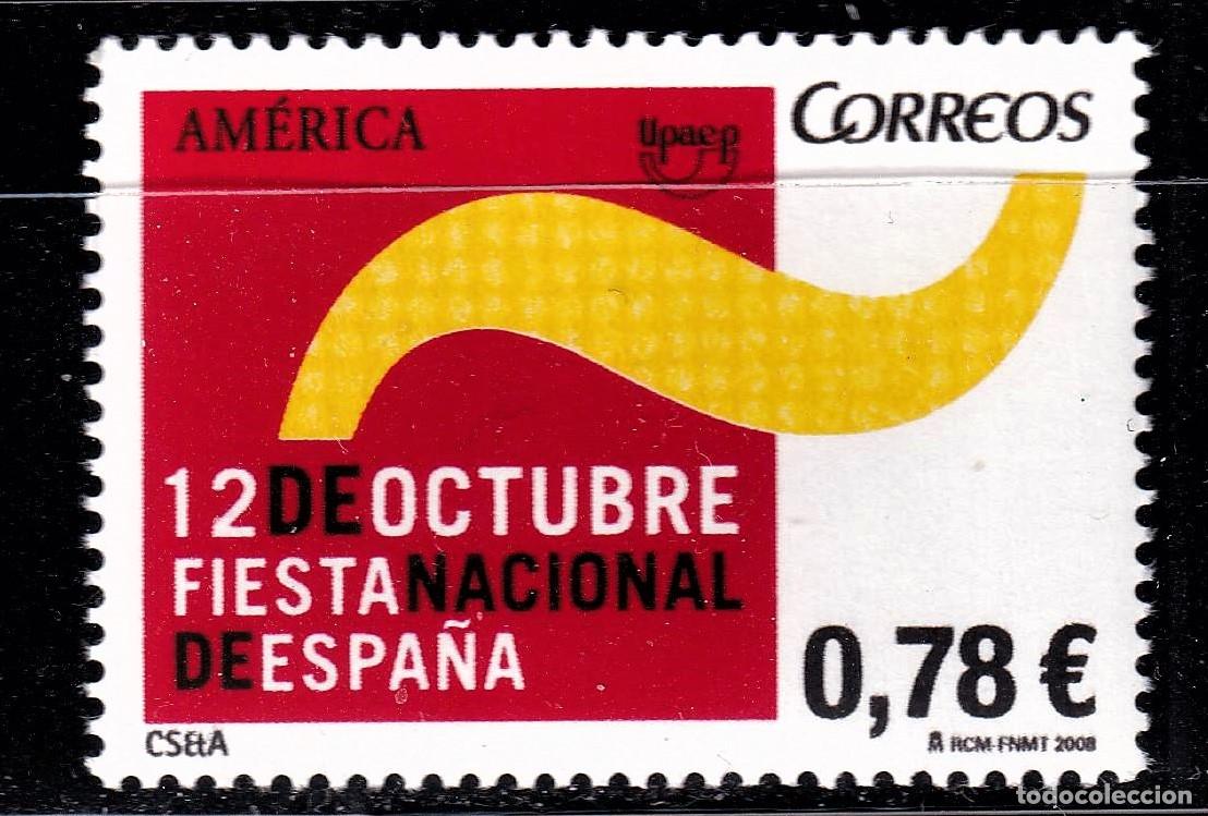 Briefmarken: Oferta sellos en euros a&ntilde;o 2008 edifil 4438 en nuevo con gran descuento sobre facial