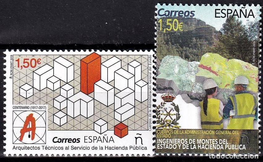 Briefmarken: Oferta sellos en euros a&ntilde;o 2019 edifil 5302/03 en nuevo