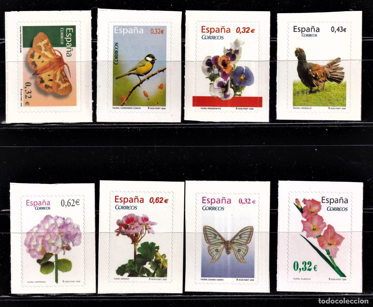 Briefmarken: Oferta sellos en euros a&ntilde;o 2009 edifil 4462/69 en nuevo con gran descuento sobre facial