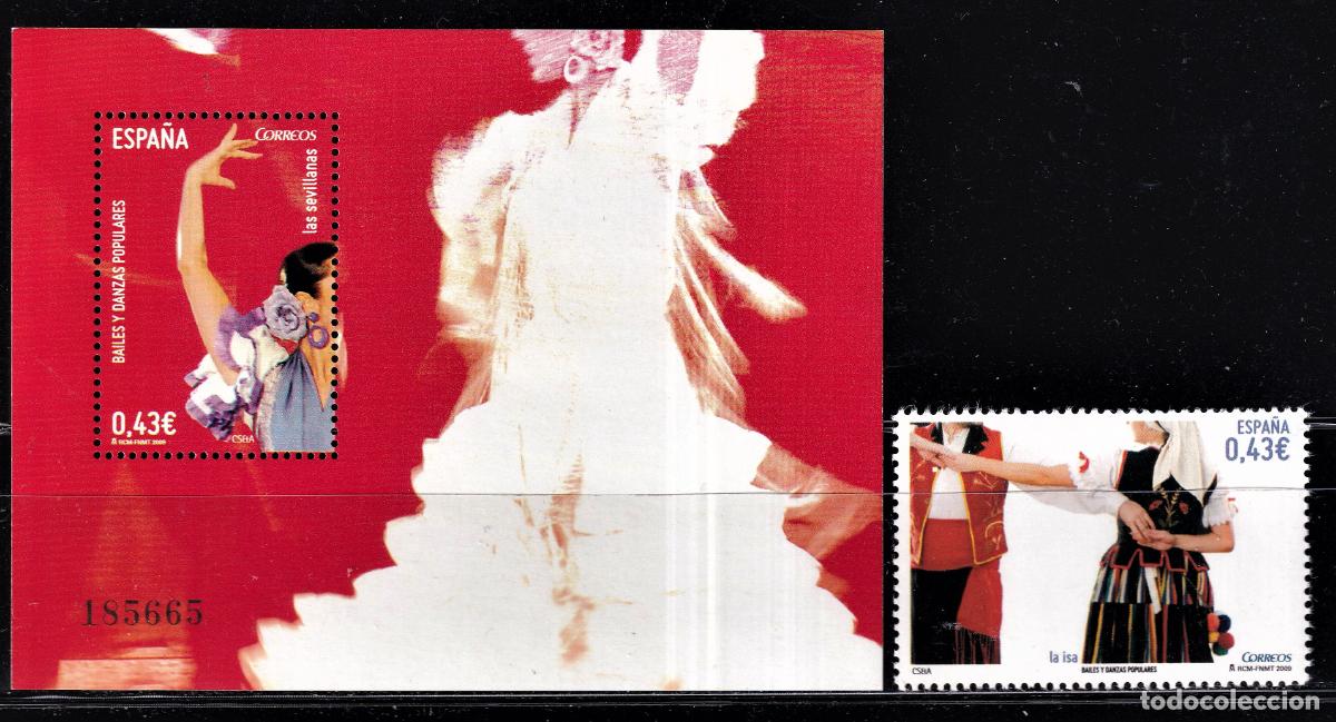 Stamps: Oferta sellos en euros a&ntilde;o 2009 edifil 4485/86 en nuevo con gran descuento sobre facial